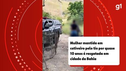 Mulher mantida em cativeiro pelo tio por quase 10 anos é resgatada em cidade da Bahia