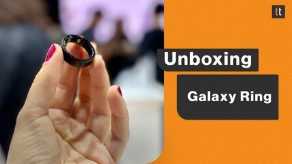 Unboxing Galaxy Ring da Samsung: novo anel inteligente