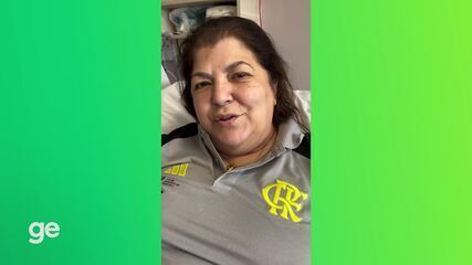 Técnica da ginástica do Flamengo, Georgette Vidor agradece apoio após problema de saúde