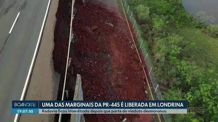 Uma das marginais da PR-445 é liberada em Londrina