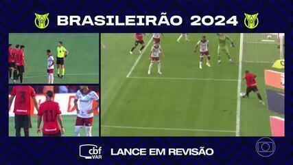 Confira a análise do VAR que confirmou o gol do Atlético-GO sobre o Fluminense pelo Brasileirão