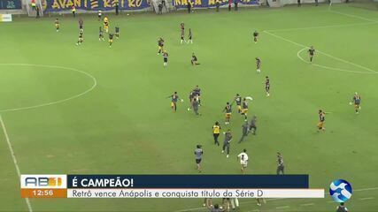 AB Esporte: Retrô é campeão da Série D e Caruaru City perde na Série A3 do PE