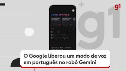 Google libera modo de voz em português no robô Gemini