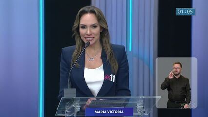 Veja as considerações finais da candidata Maria Victoria (PP) no debate da RPC