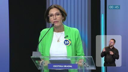 Veja as considerações finais da candidata Cristina Graeml (PMB) no debate da RPC