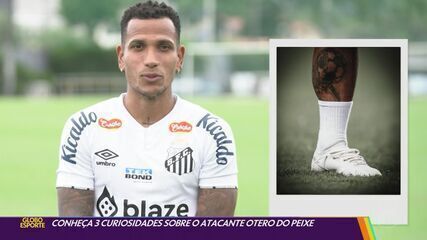 Conheça 3 curiosidades do atacante Otero, do Santos