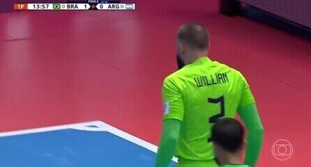 Paredão! Veja defesas de Willian que salvaram o Brasil na final da Copa do Mundo de Futsal