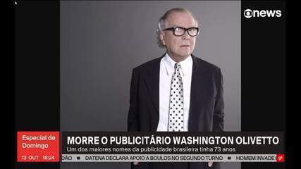 Morre Washington Olivetto, ícone da publicidade brasileira, aos 73 anos