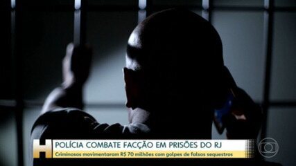 Polícia combate facção em presídios do RJ