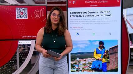 G1 em 1 Minuto: Concurso dos Correios: o que faz o carteiro