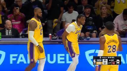 Na atual temporada da NBA, LeBron James realizou o sonho de atuar ao lado do filho Bronny