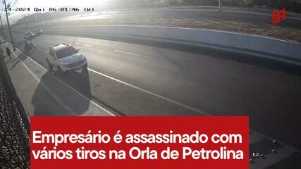 Empresário é assassinado com vários tiros na Orla de Petrolina