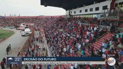 Conselheiros e sócios do Pouso Alegre votam se querem que o clube se torne uma SAF