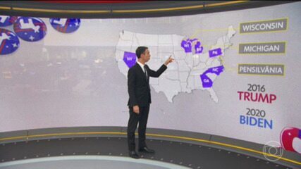 Eleições EUA: empate técnico em quase todos os estados-pêndulo
