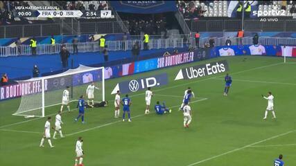 França 0 x 0 Israel | Melhores momentos | 5ª rodada | Liga das Nações da UEFA