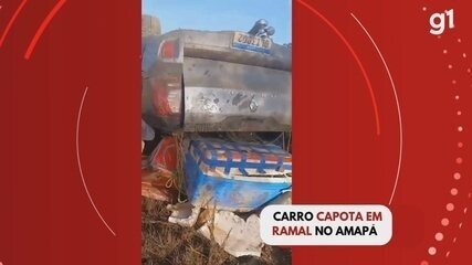 Carro capota em ramal no Amapá