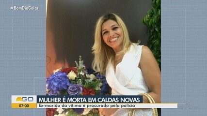 Mulher é morta em Caldas Novas; ex é suspeito do crime