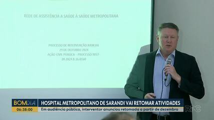 Hospital Metropolitano de Sarandi deve retomar atividades