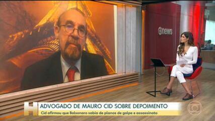 Advogado de Mauro Cid diz que Bolsonaro sabia de plano de execução de Lula, Alckmin e Moraes, mas depois recua