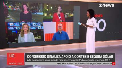 Congresso sinaliza apoio a corte e segura dólar