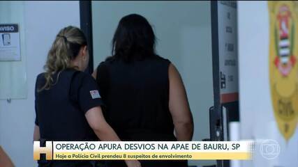 Polícia Civil de São Paulo prende 8 suspeitos de desvio de recursos da Apae de Bauru