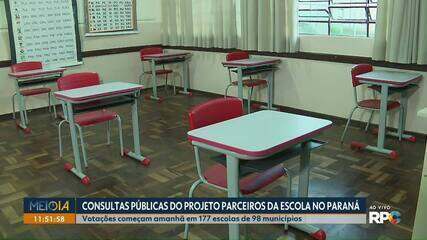 Consultas públicas do projeto Parceiros da Escola no Paraná