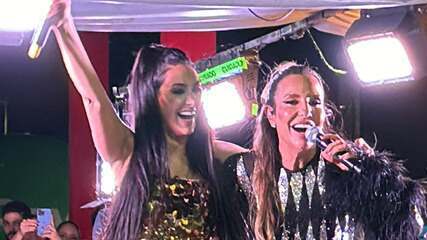 Ivete Sangalo canta com Marina Elali no terceiro dia de Carnatal