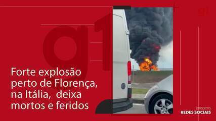 Forte explosão perto de Florença, na Itália, deixa mortos e feridos 