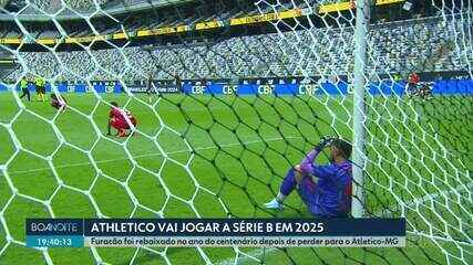 Athletico vai jogar a série B em 2025