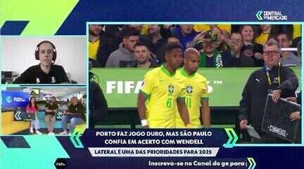 Central do Mercado: Porto faz jogo duro, mas São Paulo confia em acerto com Wendell