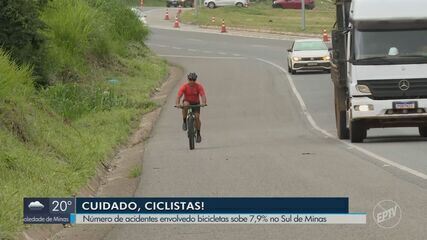 Número de acidentes envolvendo bicicletas aumenta 7,9% em comparação a 2023