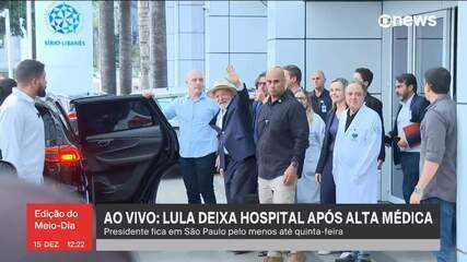 Lula recebe alta e deixa hospital em São Paulo