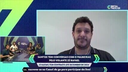 Zé Rafael no Santos? Bruno Gutierrez comenta negociação do Peixe com o rival