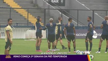 Remo inicia terceira fase da pré-temporada 2025