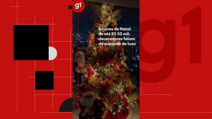 Decoradores de famosos e comércios falam sobre ramo de locação de árvore de Natal