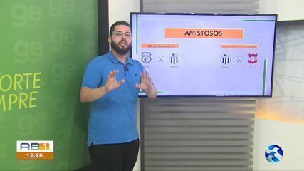 AB Esporte: amistosos do Central confirmados e o Gol do ge desta sexta (20)