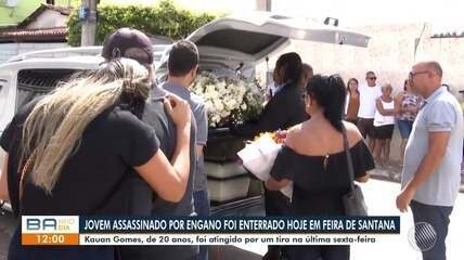 Jovem assassinado por engano foi enterrado nesa sexta-feira (20) na Bahia