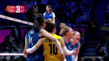 Conegliano 3 x 0 Volley Milano - Melhores momentos - Mundial de Clubes de Vôlei feminino