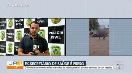 Ex-secretário de Saúde de cidade goiana é preso suspeito de emitir atestados médicos falso