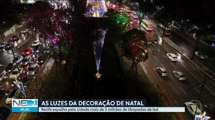 Decoração de Natal do Recife encanta moradores e visitantes