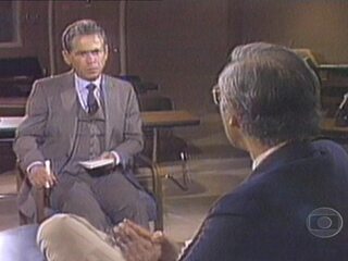 Entrevista exclusiva de Lucas Mendes com o cientista Robert Gallo, um dos responsáveis pela identificação do vírus da AIDS, Jornal Nacional, 13/08/1985.