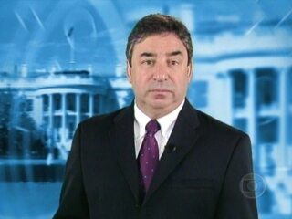 O repórter Luís Fernando Silva Pinto, ao vivo, fala sobre a repercussão da morte de Osama Bin Laden em Washington, Bom Dia Brasil, 02/05/2011.