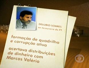 Reportagem de Giuliana Morrone sobre a abertura de ação pelo STF contra os 40 acusados de envolvimento com o mensalão, Jornal Nacional, 28/08/2007.