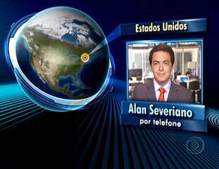 O repórter de Alan Severiano relata, por telefone, as dificuldades da viagem de carro de Nova York até Boston para cobrir o atentado que deixou três mortos e mais de duzentos feridos. Jornal Nacional, 15/04/2013.