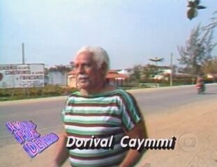 O cantor Dorival Caymmi foi tema do programa jornalístico, Fique por Dentro, 29/04/1994.