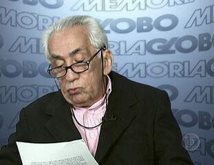 O jornalista Luís Edgar de Andrade, em entrevista exclusiva ao Memória Globo em 04/05/2009, fala sobre a censura nos anos de ditadura.