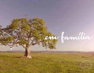 Abertura da novela 'Em Família' (2014).