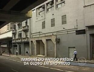 Imagens do antigo prédio da Globo da Praça Marechal Deodoro (São Paulo) - Acervo / Globo