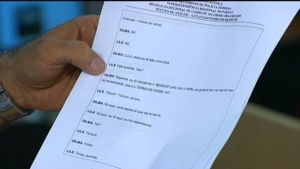 O repórter Marcelo Cosme fala, ao vivo, sobre o diálogo entre Lula e Dilma em que a presidente diz que está enviando o termo de posse assinado para que ele usasse “em caso de necessidade”. Jornal GloboNews Edição das 18h, 16/03/2016.