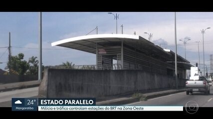 Estações do BRT são controladas pela milícia na Zona Oeste do Rio